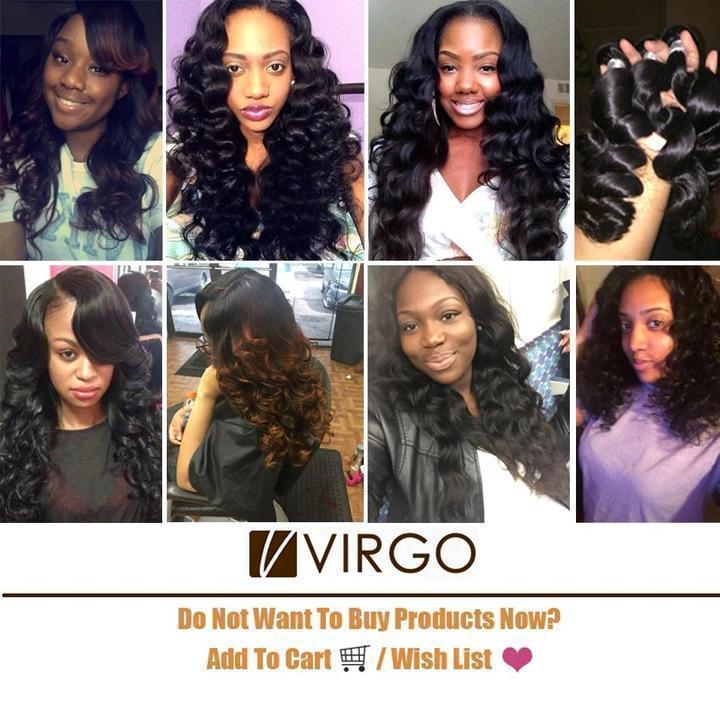 Volys Virgo Unprocessed Peruvian Loose Wave Virgin Hair 4 Bundles Human Hair Weave Extensions For Sale-customer show